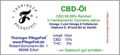 Produktbild 10% CBD-Öl